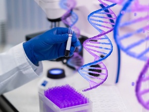 Фото с сайта <a href="https://www.freepik.com/free-photo/dna-representation-collage_39428236.htm">Freepik</a> / В Великобритании впервые в мире вводится в практику терапия на основе технологии CRISPR