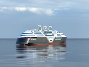 VARD Design / Норвежцы строят первый в мире электропарусный лайнер