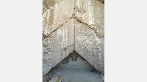 Центральный вход в пирамиду Хеопса