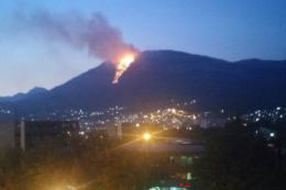 Заблудившийся турист спровоцировал огромный пожар в Черногории