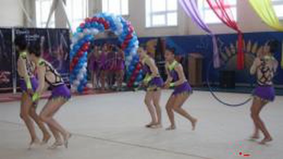 В Петропавловске проходит открытый чемпионат области по художественной гимнастике